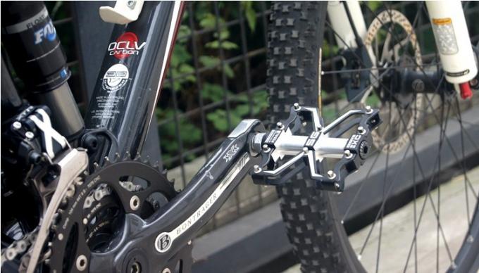 CNC xử lý 3 vòng bi chân đạp đồng hợp kim nhôm Đồ chơi đạp xe đạp Anodized màu sắc cao cấp 8