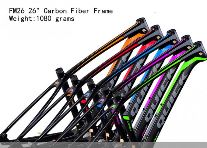26er Xe đạp Full Carbon Fiber Frame FM26 của Lightweight Mountain Bike 1080 gram Tapered PF30 Màu sắc khác nhau 0