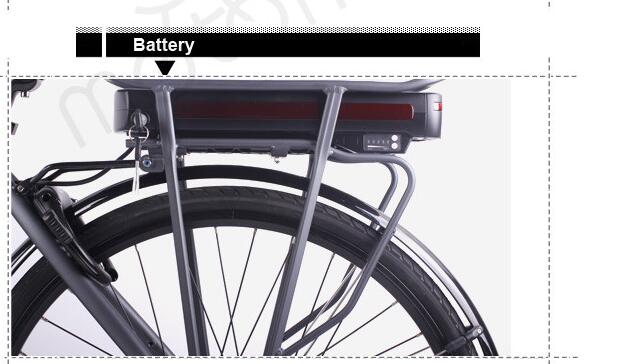 Ec chứng nhận xe đạp điện thành phố với hệ thống động cơ Bafang Mid Drive 3