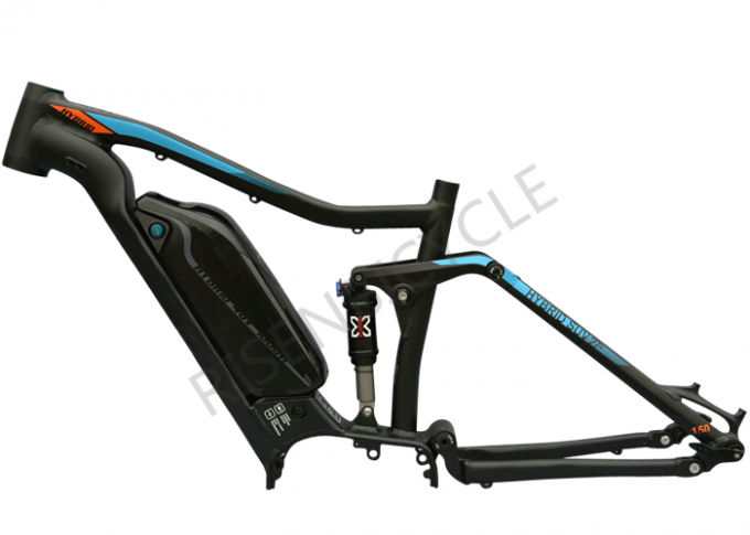 Boost 27.5er khung xe đạp điện w / Bafang 1000w nhôm hợp kim treo Mtb E-Bike 2