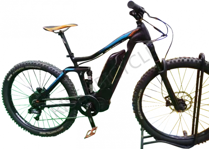 Boost 27.5er khung xe đạp điện w / Bafang 1000w nhôm hợp kim treo Mtb E-Bike 5
