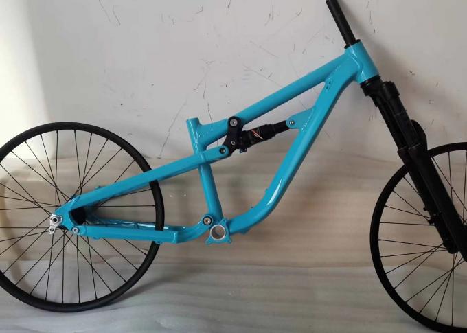 26 inch Junior Full Suspension Mountain Bike Frame XC / Trail Softtail Mtb Xe đạp 2