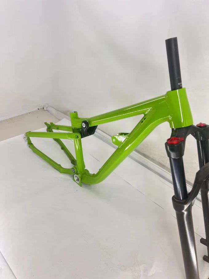 26er Junior Full Suspension Mountain Bike Frame XC / Trail Softtail Mtb Xe đạp 13,5 Inch 1