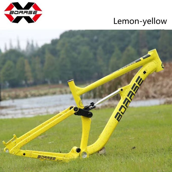 17 inch khung xe đạp núi màu vàng cho độ bền lâu dài 5